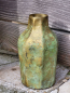 Preview: Metallvase Palla, flaschenförmig, antik grün